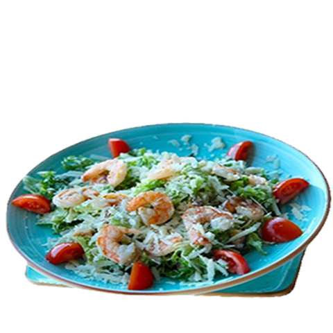 218) Caesar salad with shrimps 