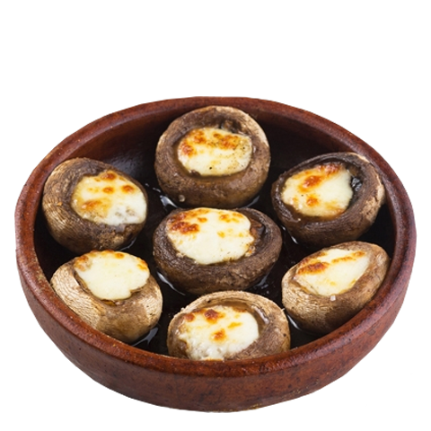 224) Mushrooms with sulguni cheese 