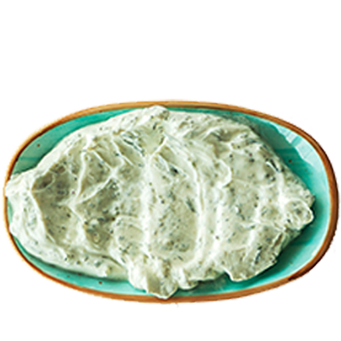 255) Sour cream with garlic 